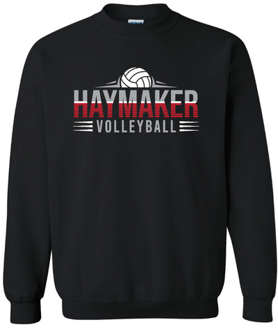 Volleyball Gildan Crewneck - Black