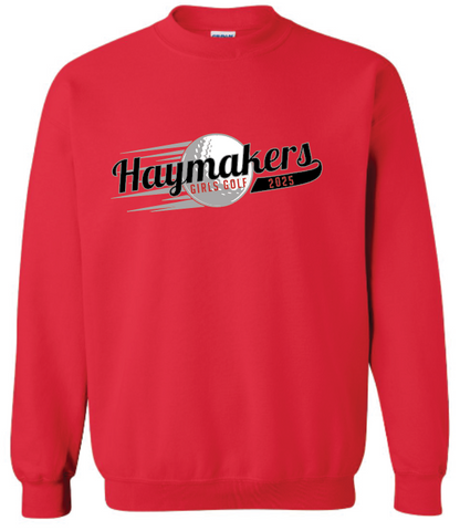Haymaker Girls Golf Gildan Crewneck Sweatshirt
