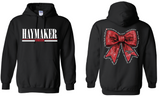 State Cheer Bow Gildan Hoodie