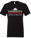 Volleyball Bella Canvas Tee - Black
