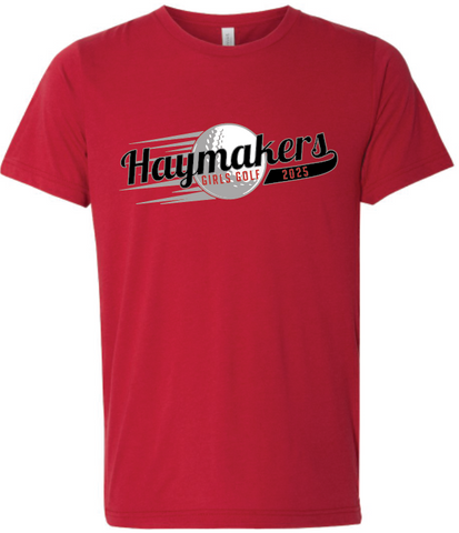 Haymaker Girls Golf Bella Canvas Tee