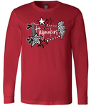 Haymakers Pennant Long Sleeve Tee - Bella or Gildan