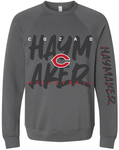 Volleyball Bella Canvas Crewneck Sweatshirt - Charcoal