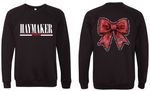 State Cheer Bow Bella Canvas Crewneck