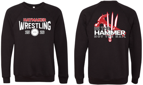 Wrestling Bella Canvas Crewneck Sweatshirt