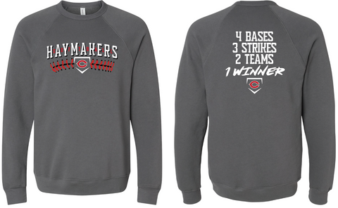 Haymaker Softball Bella Canvas Crewneck Sweatshirt