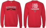 Haymaker Softball Bella Canvas Crewneck Sweatshirt