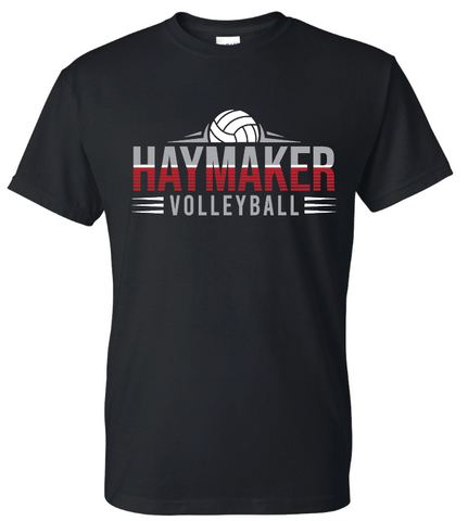 Volleyball Gildan Tee - Black