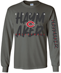 Volleyball Gildan Long Sleeve Tee - Charcoal