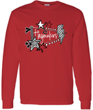 Haymakers Pennant Long Sleeve Tee - Bella or Gildan