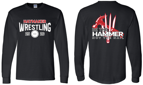 Wrestling Gildan Long Sleeve Tee