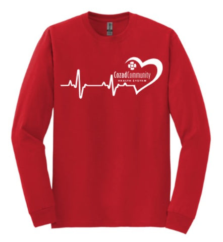 CCHS Red Gildan Long Sleeve Tee