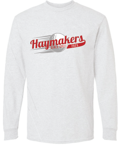 Haymaker  Girls Golf Gildan Long Sleeve Tee