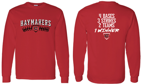 Haymaker Softball Gildan Long Sleeve Tee