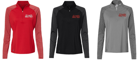 Girls Golf Adidas Women's Quarter Zip