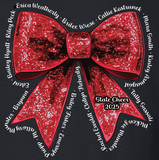 State Cheer Bow Bella Canvas Tee