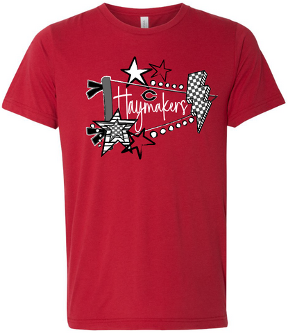 Haymakers Pennant Tee - Bella or Gildan