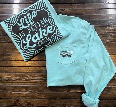 Johnson Lake Mint Longsleeve