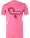 CCHS Ribbon Tee - White/Pink/Black