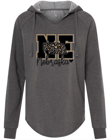 Nebraska Leopard Sweatshirt