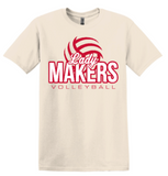 Lady Maker Volleyball- Sand Tee