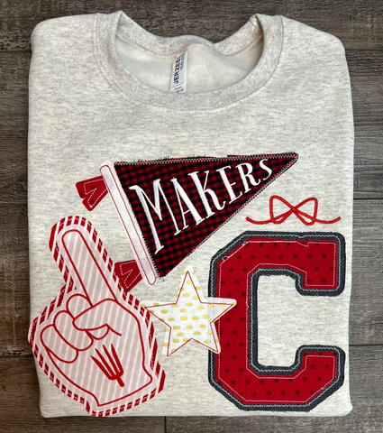 Makers Applique Sweatshirt