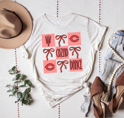 Dance Checkerboard Bella Canvas Tee