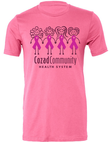 CCHS Girls Tee - White/Pink/Black