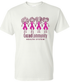 CCHS Girls Tee - White/Pink/Black