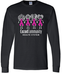 CCHS Girls Long Sleeve Tee - Black or White