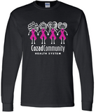CCHS Girls Long Sleeve Tee - Black or White