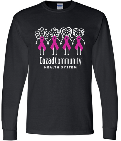 CCHS Girls Long Sleeve Tee - Black or White