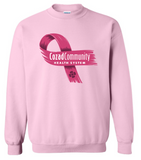 CCHS Ribbon Sweatshirt - White/Pink/Black