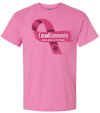 CCHS Ribbon Tee - White/Pink/Black