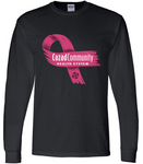 CCHS Ribbon Long Sleeve Tee - Black or White