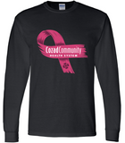 CCHS Ribbon Long Sleeve Tee - Black or White