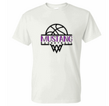 Mustang Basketball Tee