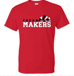 Cozad Makers Grey or Red Tee