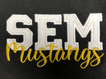 SEM Mustangs Stadium Blanket