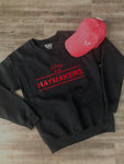 Black Haymakers Crewneck Sweatshirt